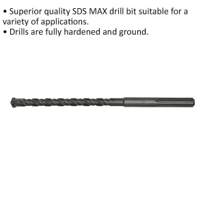 19mm x 340mm SDS Max Drill Bit for Durable Masonry Work