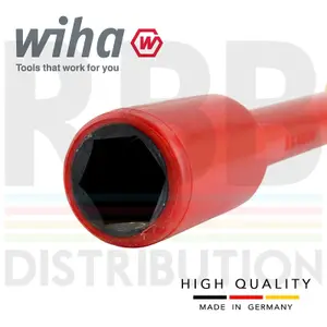 Wiha Hex Driver Screwdriver 1000v VDE Electrician 12mm SoftFinish Grip 00863