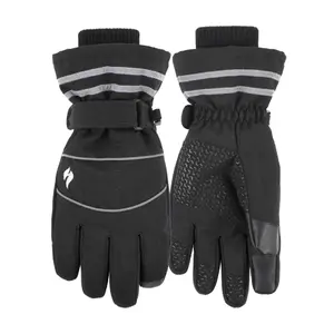 Heat Holders Mens Workforce Touchscreen Gloves S/M Black