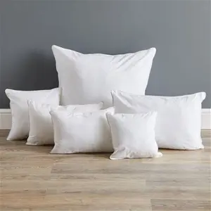 Dunelm Cotton Cushion Pad, Size: 30cm X 40Cm, White, 100% Cotton