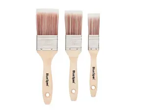 BlueSpot Tools Synthetic Paint Brush Set, 3 Piece