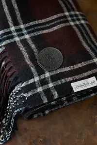 The Lyndon Company Broden Tartan Faux Cashmere Throw