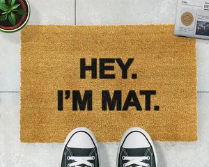 Hey I'm Mat Doormat - Regular 60x40cm