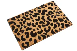 Maison by Premier Leopard Print Coir Doormat