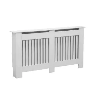 MDF Radiator Cover With Modern Cabinet Top Shelving (Large)