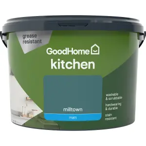 GoodHome Kitchen Milltown Matt Emulsion paint, 2.5L