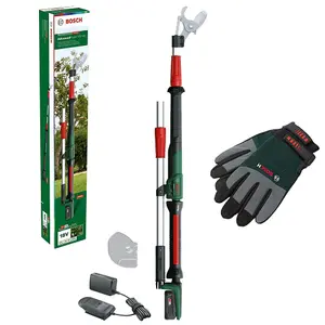 Bosch Advanced Prune 18V-45 Cordless Tree Pruner Cutter Hedge 2.0Ah + Gloves