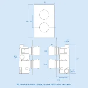 Nes Home Overhead Rainfall Shower Concealed Thermostatic Mixer Set Matte Black