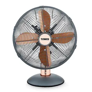 Tower T611000G Cavaletto 12 Metal Desk Fan