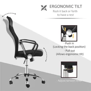 High-Back Mesh Desk Chair