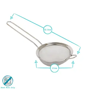 Argon Tableware Stainless Steel Sieve - 10cm