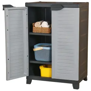 Berkfield Plastic Cabinet 65x45x97 cm