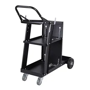 Dirty Pro Tools Black Welding Cart Plasma Cutter Welder Mig Tig Arc Storage For Tanks Gas Bottle