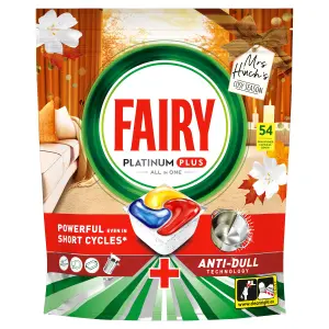 Fairy Mrs. Hinch's Cosy Season Dishwasher tablets, Pack of 54, 1.05kg