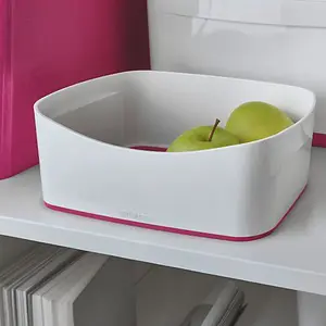 Leitz MyBox Wow White Pink 4-Pack Storage Tray