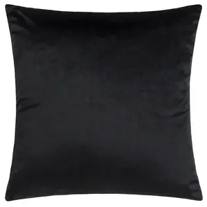 Ledbury Geometric Square Throw Cushion Covers Grey/Black