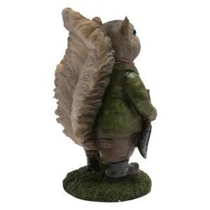 Country Living Suited Squirrel Figurine