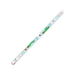 Henbrandt Llama Pencil With Eraser (Pack of 6) Blue/White/Green (One Size)