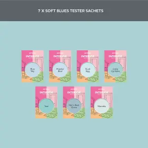 Rust-Oleum Light Blue Satinwood Interior Wood Paint Tester Samples - 10ml