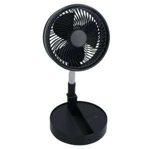 Cordless Telescopic Folding Fan Cooler Cooling Wireless Portable 93 - 975mm