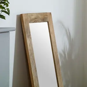 Surrey Framed Mirror Extra Long - Solid Mango Wood - L5 x W140 x H65 cm