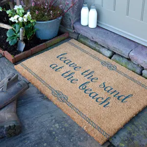 Leave The Sand At The Beach Doormat (90 x 60cm)