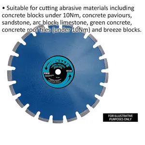 High-Performance 450mm Diamond Blade for Abrasive Materials