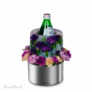 Final Touch Unique Ice Wine Champagne Bottle Chiller Cooler Bucket