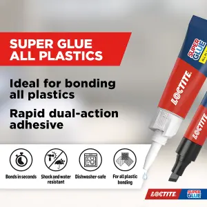 Loctite All plastics Liquid Superglue 2g