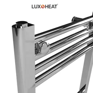 Towel Radiator Rail 1000 x 600 for Central Heating with Chrome Finish