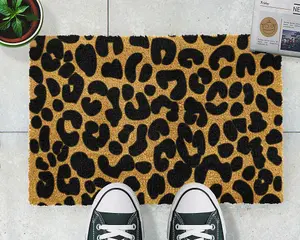 Leopard print doormat - Regular 60x40cm