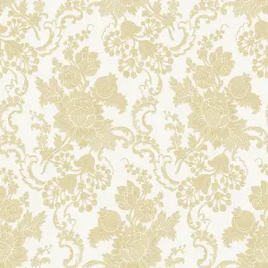 Galerie Italian Classics 4 Gold Floreale Embossed Wallpaper