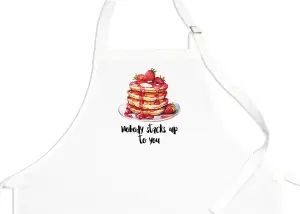 Purely Home Food Pun Novelty Kitchen Apron - Cooking & Baking Gift - Pancakes