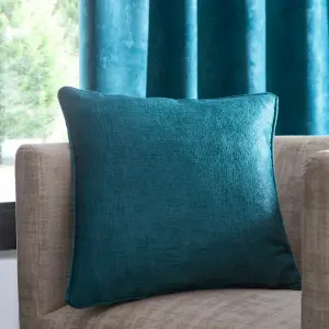 Strata Luxe Forest Green Velvet Filled Cushion