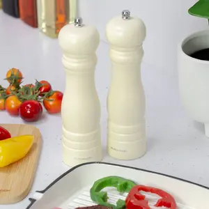 Blackmoor Manual Salt And Pepper Grinder Set, Cream Coloured