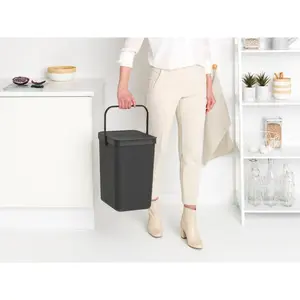 Brabantia Sort and Go 25 Litre Rubbish Bin Grey