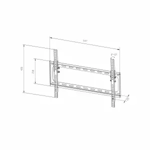 Slim Tilt TV Wall Bracket Upto 70inch TV