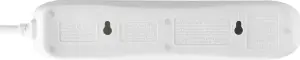 Masterplug SRG4210N-BD 4 socket 13A Surge protected White Extension lead, 2m