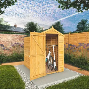 Mercia 6 x 4ft Overlap Apex Windowless Shed No