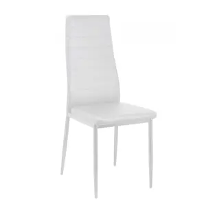 Ginnifer Upholstered Dining Chair (Set of 6) White / White