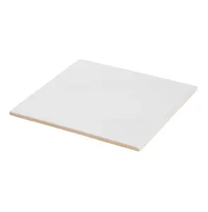 Leccia White Gloss Ceramic Indoor Wall Tile, (L)150mm (W)150mm