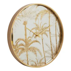 Interiors by Premier Celina Botanical Wall Clock