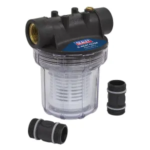 Sealey Inlet Filter For Surface Mounting Pumps With Screw Top Lid 1 Litre WPF1