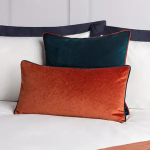 Throw Pillow Cover Teal / Square / 30cm H x 60cm W x 1cm D