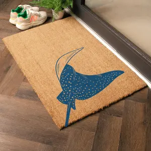 Sting Ray Coir Doormat (90 x 60cm)