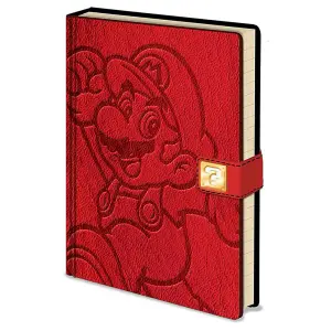 Super Mario Premium Notebook Red (One Size)