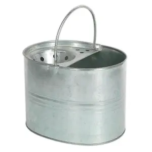 Sealey Mop Bucket from Heavy Duty Galvanized Steel With Carry Handle 13L BM08