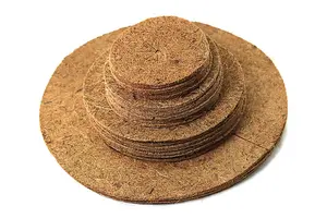 Mulch Mats - Pack of 10 - Fibre/Latex - L12 x W12 cm