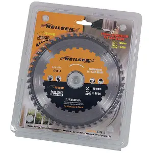 184mm TCT Circular Saw Blade - Aluminium, Brass, Copper, Plastic & More (CT4813)