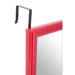 Maison by Premier Hot Pink Plastic Frame Over Door Mirror